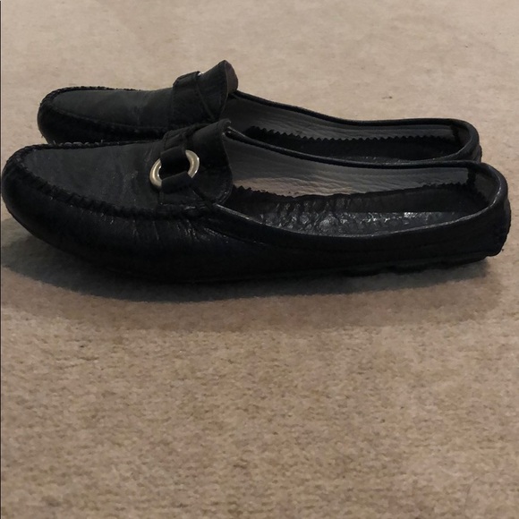 BLACK ITALIAN LEATHER LOAFERS - Picture 4 of 5